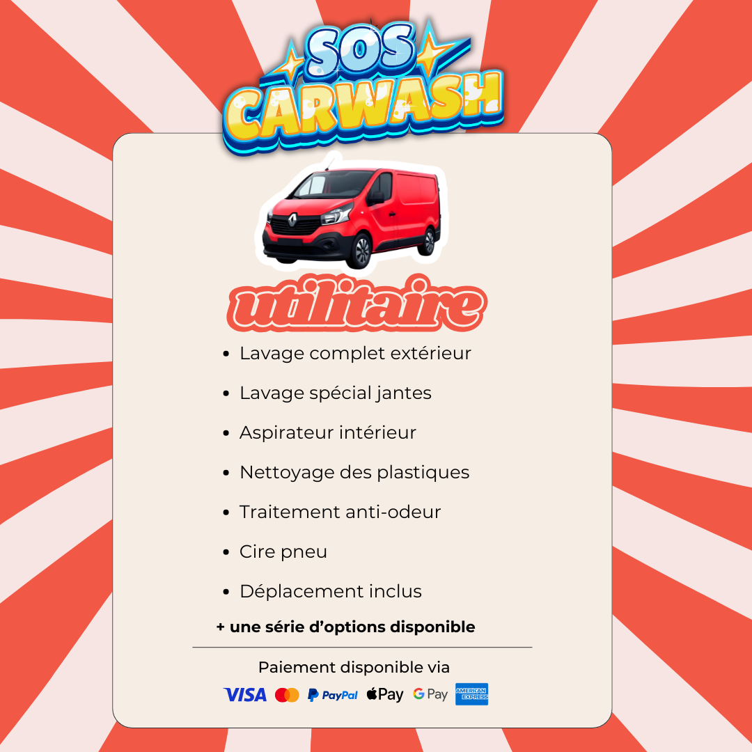 SOS CARWASH - RESERVER VOTRE LAVAGE